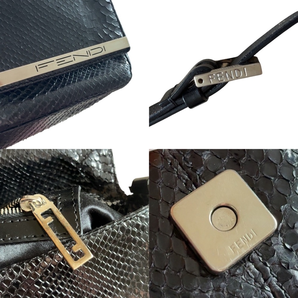 Fendi Bar Python Baguette - Picture 9 of 10